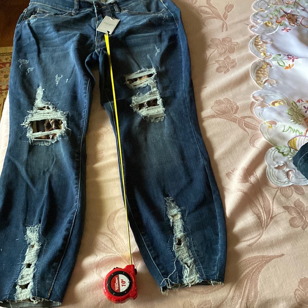 Judy blue leopard skinny